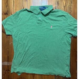 Polo Ralph Lauren Men’s XL Green Polo Shirt Short Sleeve Pony Logo